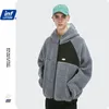 Iiazione invernale parca caldi in stile coreano ingannello di agnello oversize giacca da uomo addensato outwear 2546w 201123