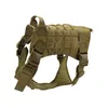 Outdoor Camouflage Dog Tactical Training Harnesses Vest Clothes Molle Load Jacket Gear Vest Carrier NO062018747349