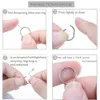 1pc 361l Surgical Steel 20g Cartilage Earrings Hoop Hinged Septum Nose Rings Helix Tragus Daith Earring Nipple Clicker Piercing Q jllkrW