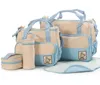 Motohood 3928517cm 5pcs Baby Diaper Bag Costumes For Mom Bottle Holder Mother Mummy poussette de maternité MATERNITY SACTS SETS 2202225145793