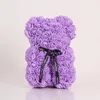 Rose Teddy Bear New Valentines Day Gift 25 cm Flower Bear Artificial Decoration Regalo di Natale per Women Valentines Gift222F6306964