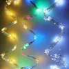 Led Fairy String Licht Reben 200LED Garland Home Weihnachten Hochzeit Party Dekoration Solar Panel Powered Garten Außenbeleuchtung 201203