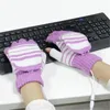 Guanti da sci Riscaldamento elettrico Inverno Termico USB riscaldato FullHalf Women Man Warm Mitten1