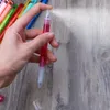 5 SZTUK Przenośny Refillable Mister Gel Pen Black Atrament 3-w-1 Butelki Sprayowe Uchwyt Telefon Stojak Długopisy Wycierające Ekran Czyszczenie Pens1