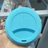 Reusable 9cm Silicone Cup Lids Creative Mug Cover Food Grade Tea Coffee Lid Anti-dust Airtight Seal 12oz/16oz KK0045HY