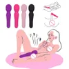 Draadloze dildo's AV-vibrator toverstaf voor vrouwen Clitorisstimulator USB oplaadbare stimulator 18 lesbische masturbatie sexy speelgoed