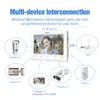 Freeshipping Wireless / WiFi Smart IP Video Deurbel Intercom Systeem 10 Inch + 3 x 7 inch Monitor met 2x720p Wired Deur Phone Camera