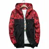 Men's Jackets 2021 Spring And Autumn Mens Fashion Casual Camouflage Hooded Jacket Trend Coat Cool Windbreaker M-6XL