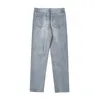 Erkek Tasarımcı Marka Kot Klasik Hip Hop Pantolon Jean Sıkıntılı Yırtık Biker Slim Fit Motosiklet Denim Jeans