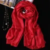 Scarves 2021 Design Linen Women Scarf Spring And Autumn Solid Color Shawl Foulard Femme Plus Size Hijab Stole For Ladies3130352