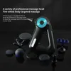 2021 Mini Massage Gun Exercising Muscle Electric Massager 6 Speed Body Massager for Neck and Back Vibrator Slimming Shaping Y1223