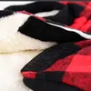 Славная клетчатая собачья одежда для собак зимняя руна