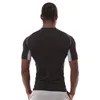 Mäns T-shirts Quick-Torka Kompression Fitness Tees Training Running Jogging Tight-Fitting Andningsbar Stretch Kortärmad T-shirt för män Storlek S-2XL