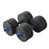 Dumbbell Ajustable Barbell Peso 2in1 Combo Par 58 Lbs Home Gym Set USA Stock A27 A21