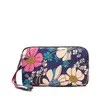 Nouveau sac de téléphone portable coréen porte-monnaie Floral Nylon maman grande capacité pochette femmes Long portefeuille