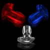 Nxy Giocattoli Anali Hollow Dildo Plug Enorme Buttplug Uomini Estensori della Vagina Giocattolo del Sesso Gay Butt con LED Massaggiatore Dilatatore vaginale 22017929783