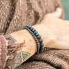 Perlé, Brins Hommes Bracelet/Perles Bracelets/Lave/Naturel/Homme/Mode/Bangles Bracelet En Bois Perle Accessoire Bijoux Homme Personnalisé Cadeau1