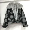女性の毛皮のFaux 2021厚い暖かいリアルカラージーンズコート冬の女性プラスサイズの本物のライナーシングルブレストデニムジャケットトップ1