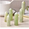 1pc Natural Crystal Point Snowfakes Jade Healing Obelisk Quartz Wand Obelisk Ornament för heminredning Reiki Energy Stone