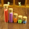 Mini Glass Jars with Corks 4ml 5ml 6ml 18ml 22ml Bottles Containers Sand Liquid Food Wedding Gift Tiny Vial 100pcs