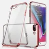 Metalowy galwanizacja Miękkie TPU Clear Telefon Case dla iPhone 13 12 min 11 Pro Max XR X XS 8 7 6S PLUS