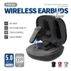XT18 Wireless Bluetooth Cell Phone Earphones TWS Digital Display Mini 5.0 Subwoofer Headphones