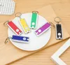 200 pièces LED jouets porte-clés boîte à lumière type porte-clés anneau publicité promotionnel cadeaux créatifs petite lampe de poche porte-clés 5.9*2.4 cm