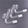 BIG size Glass Oil Burner Pipes With 10mm 14mm 18mm Male Female 40mm ball Pyrex Glass Oil bowl Smoking oil nail adapter for dab bong