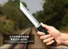 Voltron Matsuda samurai blade D2 steel Ebony handle camping survival tactics outdoor hunting saber sharp fixed knife
