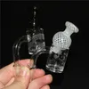 Modello 25mm Quartz Banger con tappo in carb Smoking 10mm 14mm maschio femmina quart bangers chiodo per bong in vetro