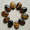 2022 Novos 20 pçs / lote Atacado 18x25mm 2020 Venda Quente Pedra Natural Misturado Oval Cabochon Leardrop Beads for Jewelry