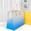 Designer OnThego Big Numer Brands Women Tote Spalla Borsa Borse da donna Flowers Flowers Classic Shopping Fashion M57641 M57640