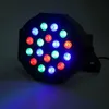 Новый дизайн 30W 18-RGB светодиодный автоматический / голосовой контроль DMX512 Высокая яркости Мини-сценическая лампа (AC 110-240V) Черные дискамируемые головки движущихся головки