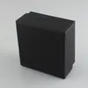 Hot Selling Jewelry Box with Stamp Mulitcolor Letter Jewelry Packaging Display Case Box Square Black High Quality