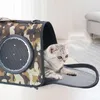 ペットキャリアの携帯用多目的オックスフォード布走行猫キャリアバッグキャリア、クレートハウスのための大容量の袋