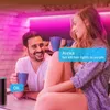 5050 RGB WIFI Müzik Kontrol Cihazı RGB LED Şerit Işık 5 M 10 M 30LED / M Su Geçirmez Neon Esnek Bant Şerit Şerit Işık Kiti