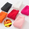 Kinder Winter Hosen für Mädchen Leggings Candy Farbe Mädchen Warme Lange Hosen Mädchen Neue Jahr Velour Dicke Kind Hosen Für Jugendliche LJ201019