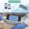 6 in 1 rf 캐비테이스 리포지토르 휴대용 냉동 요법 기계 2 cryo 핸들 지방 동결 체중 감량 및 셀룰 라이트 감소