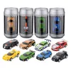 Aggiornamento 2.4 GHz 8 Colori Vendite 20km / h Coke Can Mini RC Car Radio Telecomando Telecomando Micro Racing Toy for Kids Regts Models 220125