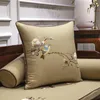Capa de almofada bordada chinesa, flores, pássaros, almofadas de luxo, cojines decorativos para sofá, mulheres nobres, decoração de casa303c