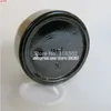 Pot en verre noir vide de 12x15G avec couvercles, emballage de conteneurs cosmétiques de 15G, pot de crème de bonne qualité