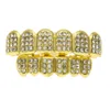 Hersteller echte Goldgrillz -Grills -Diamanthenture mit goldenem Hüfthopfen -Schmuck Zähne Set ein