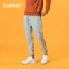 SIMWOOD Automne nouveaux pantalons de survêtement causal pantalons de jogger confortables plus la taille poches arrière cordon plus pantalon de taille SJ131038 201027