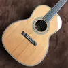 Solid Cedar Top Ooo Model Acoustic Guitar 39 tum 42 Classic Style Real Abalone Ebony Fingerboard5411035