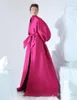 古典的なイブニングドレス長袖ビーズハイネックカスタムメイド新デザインのプロンプドレスローブデマリエ