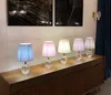 Modern LED Crystal Table Lamp Bedroom Bedside Lamp Study Room Living Room Dining Table Glass Desk Lamp Home Decor Light Fixtures