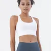 Roupas de ginástica de yoga Mulheres cruzam a camisa esportiva feminina Mulheres de roupas íntimas Gatinhos de fitness ginástica tanque de tanque de tanque de tanque para leggings shorts