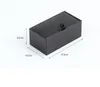 HELA 100PCSLOT Black Cufflink Box Gift Case Holder Jewelry Packaging Boxes Organizer DHL HELA BINS1774459