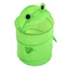 Mignon dessin animé animal grenouille chien jouet conteneur jouet boîte de rangement seau pliant panier à linge cylindre pour jouets LJ201204