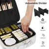 NXY Kosmetiska Väskor Kvinnor Makeup Travel Professional Beautician Case Nail Tool Väska Borste Storage Box Organizer 220302